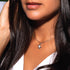 Tropique du Cancer | Argent sterling .925 | Collier fermoir infini crabe de mer en cristal